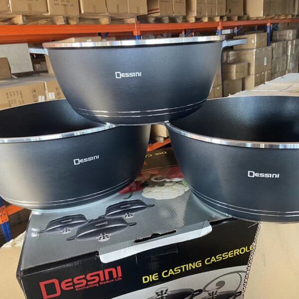 Dessini die casting 3set casserole