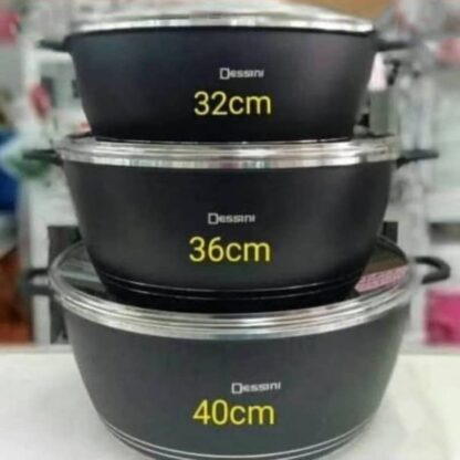 Dessini die casting 3set casserole