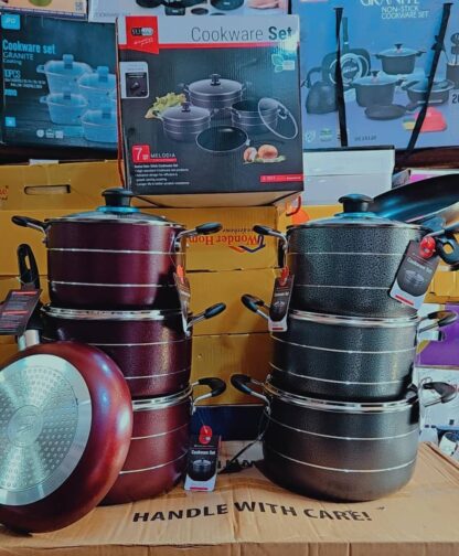 7pcs set of pots