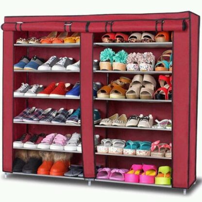 Double Face Shoe Rack + Fabric Cover - Image 3