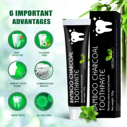 BAMBOO CHARCOAL TOOTHPASTE PASTE - Image 9