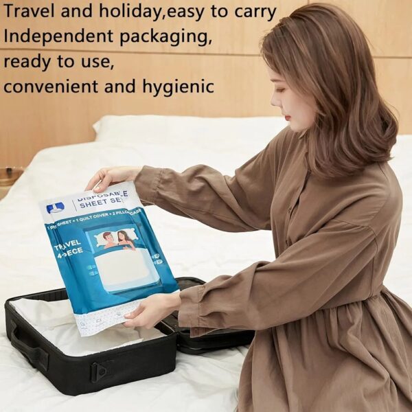 DISPOSABLE HOTEL SHEETS